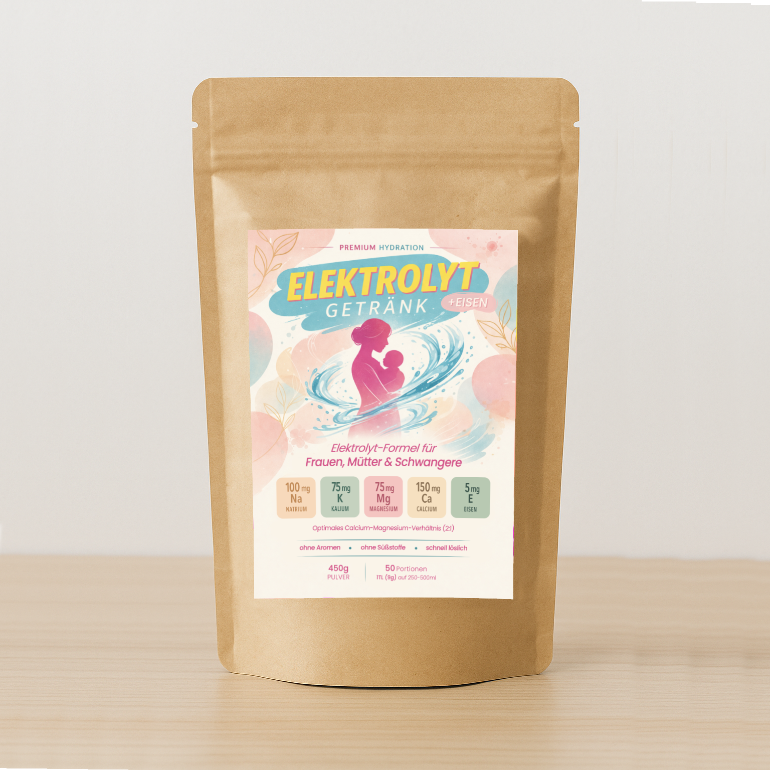 Elektrolyt-Getränk für Frauen - isotonische Mineralstoffversorgung